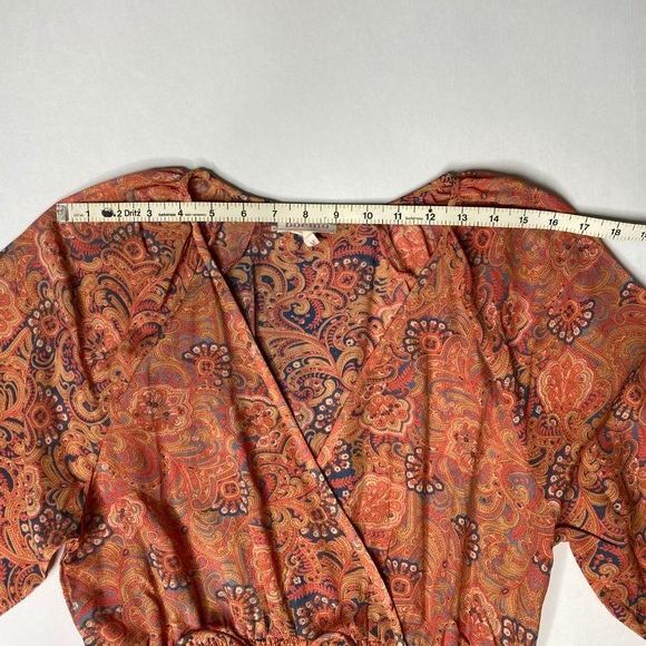 BOEMO Revolve Women's Bohemian Paisley Maxi Dress Sz M EUC - Picture 9 of 12